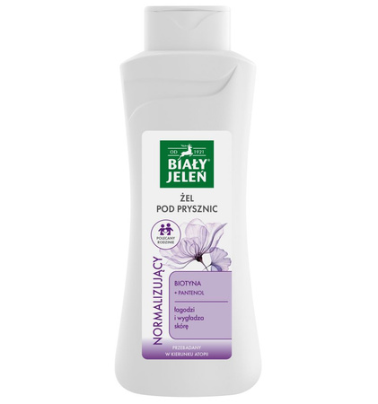 Biały Jeleń, normalizujący żel pod prysznic, 500 ml