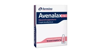 Czopki glicerynowe (Avenalax) 1 g, 10 sztuk
