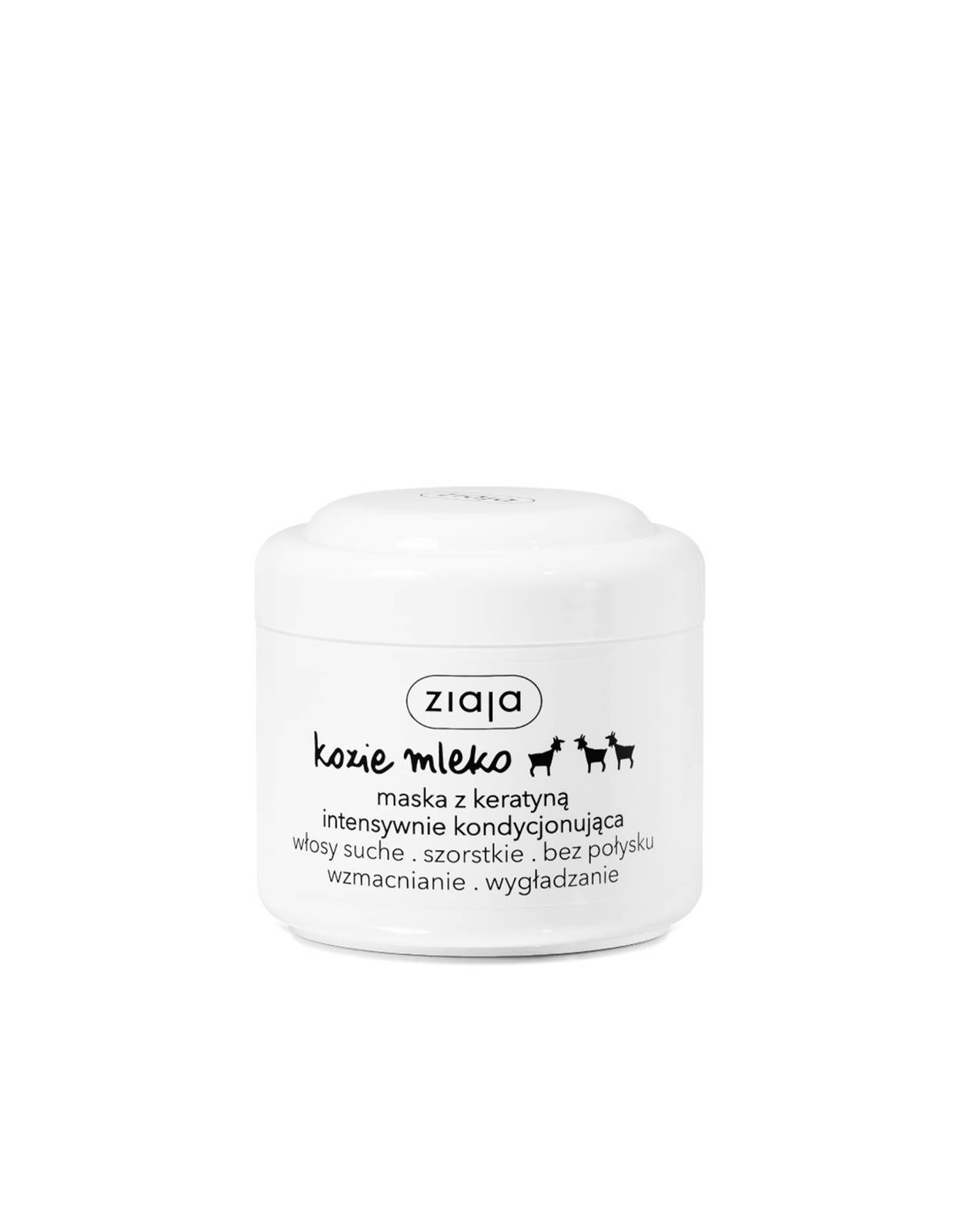 ZIAJA LTD. Z.P.L. SP. Z O.O. ZIAJA KOZIE MLEKO MASKA DO WŁOSÓW 200ML — Składniki i ocena