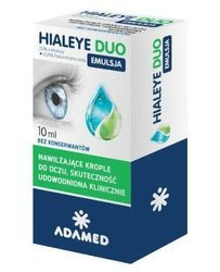 Hialeye Duo Emulsja, krople do oczu, 10 ml
