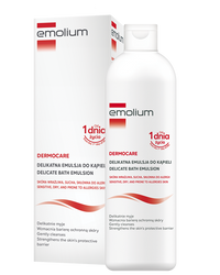 Emolium Dermocare, emulsja do kąpieli od 1. dnia życia, 400 ml