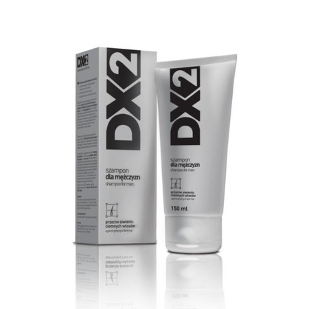 DX2, szampon przecwi siwieniu ciemnych włosów, 150 ml