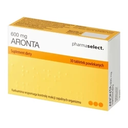 Aronta 600 mg, kurkuma, 30 tabletek