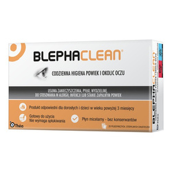 Blephaclean, chusteczki sterylne do higieny powiek, 20 sztuk