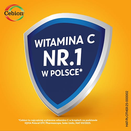 Cebion 100mg/1ml, krople doustne z witaminą C, 30 ml