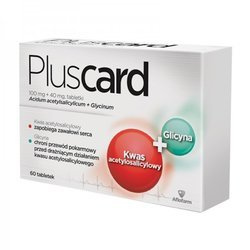 Pluscard, 100 mg + 40 mg, 60 tabletek