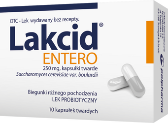 Lakcid  Entero 250 mg, 10 kapsułek