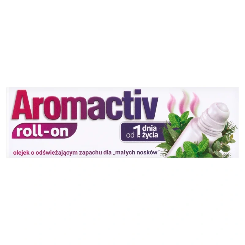 AFLOFARM FARMACJA POLSKA SP. Z O.O. Aromactiv, roll-on olejek o odświeżającym zapachu, 10 ml