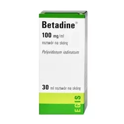 Betadine 0,1g/ml, roztwór na skórę, 30 ml (import)