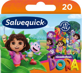 Plastry Salvequick Dora, 20 sztuk