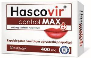 Hascovir Control Max 400 mg 30 tabletek