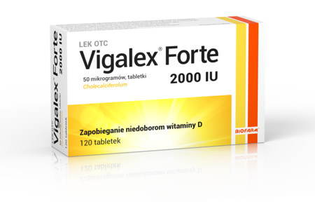 VIGALEX FORTE 2000I.U. 120TABLETEK